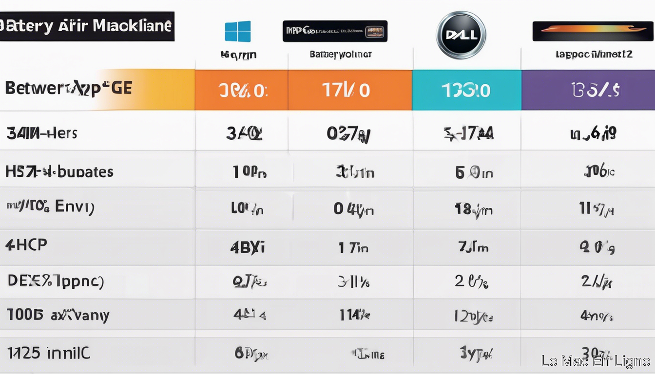 découvrez comment le macbook air se distingue de ses concurrents sur le marché des ordinateurs portables. analysez ses caractéristiques, performances et rapport qualité-prix pour comprendre pourquoi il reste un choix privilégié pour les utilisateurs, face à la concurrence.